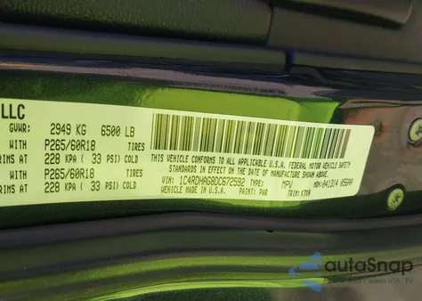 2013 Dodge Durango Sxt from USA, damaged, VIN 1C4RDHAG8DC672592